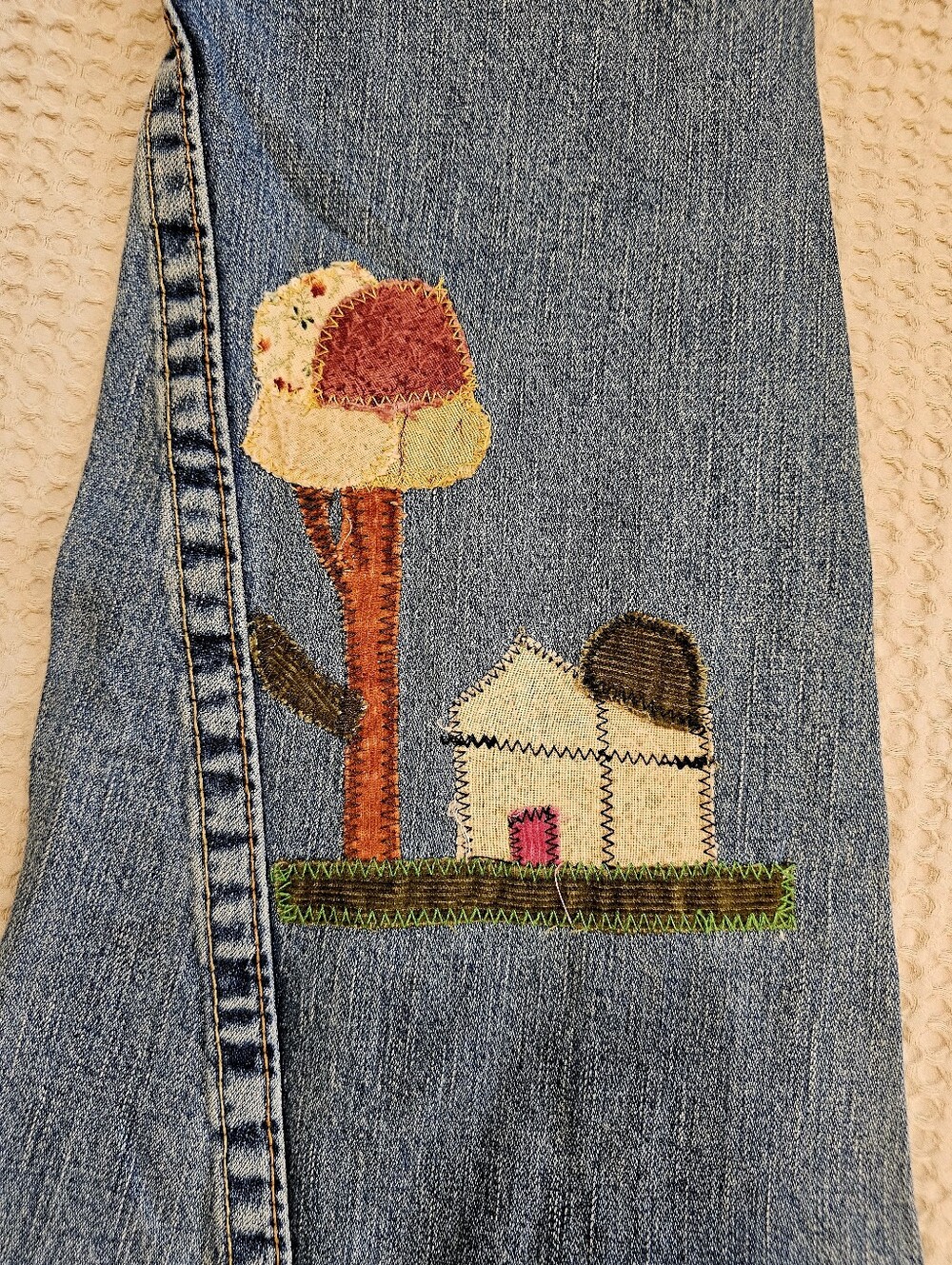 TRUE RELIGION ASHBURY PATCHWORK JEANS – SIZE 29 | RARE Y2K BOHO - Picture 11 of 12